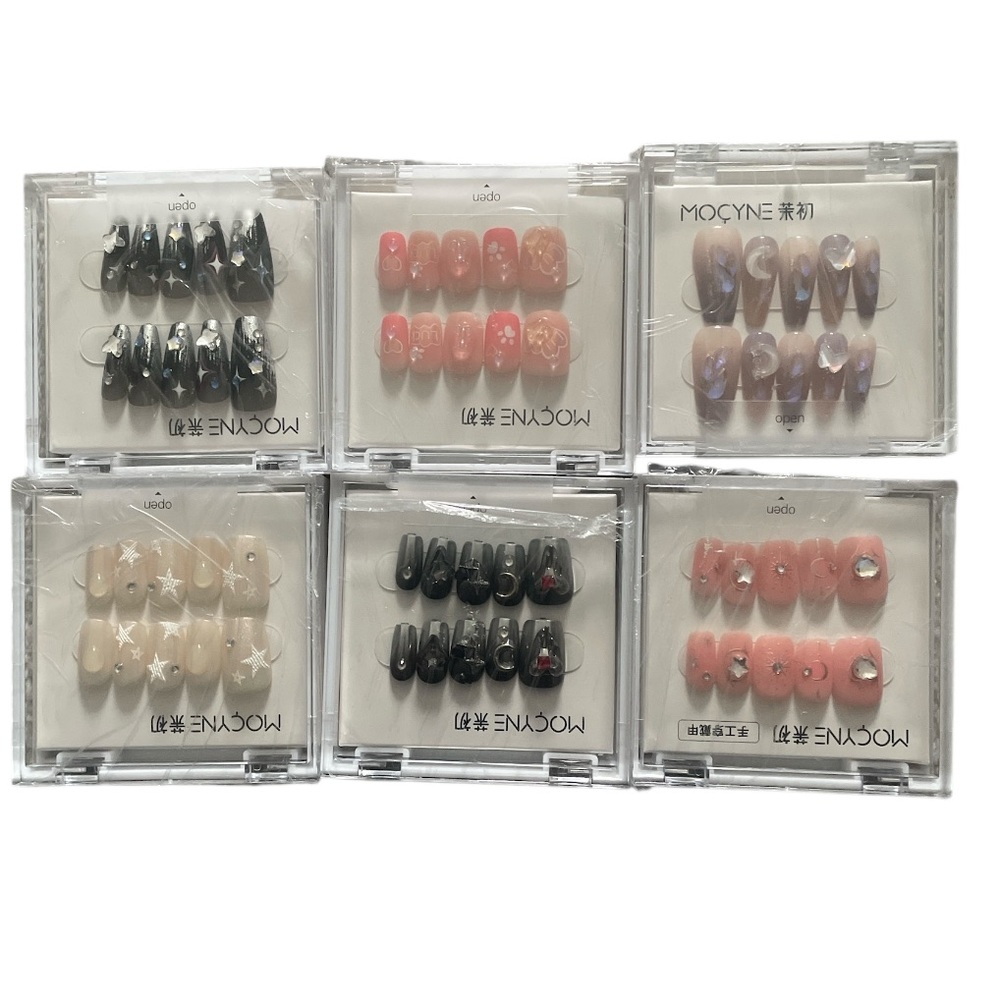 Handmade High Quality Press-on Nails set of 6